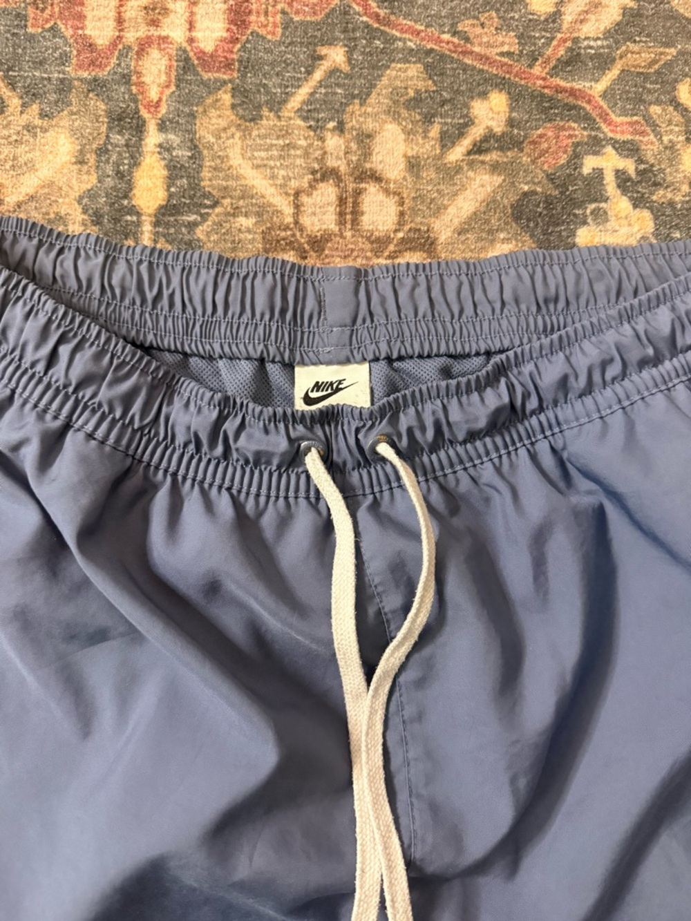 Men’s Nike Pale Blue Athletic Running Shorts - Picture 3 of 7